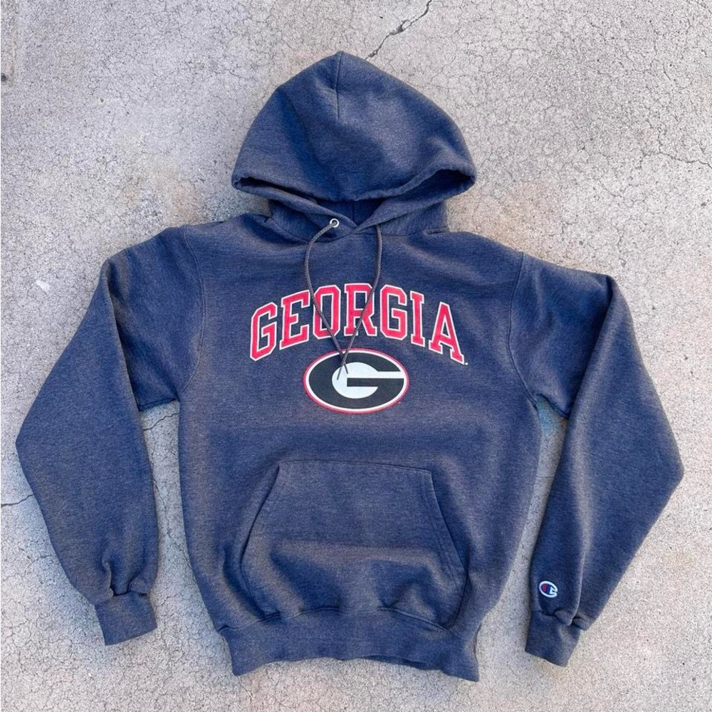 Champion Georgia Logo Hoodie - Dark Gray